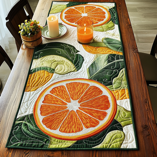 Blossom Trail Quilted Table Runner NCU0VH4240