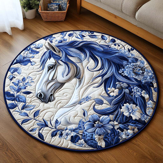 Blossom Veil Mare Quilted Round Mat NCU0XD254