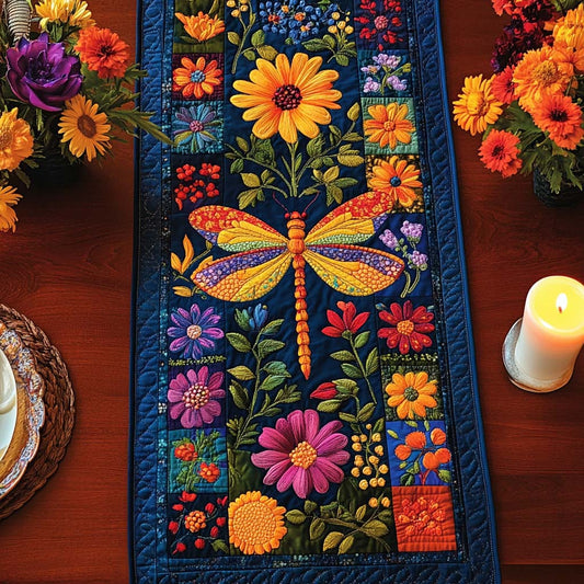 Blossom Wings Quilted Table Runner NCU0NT10394