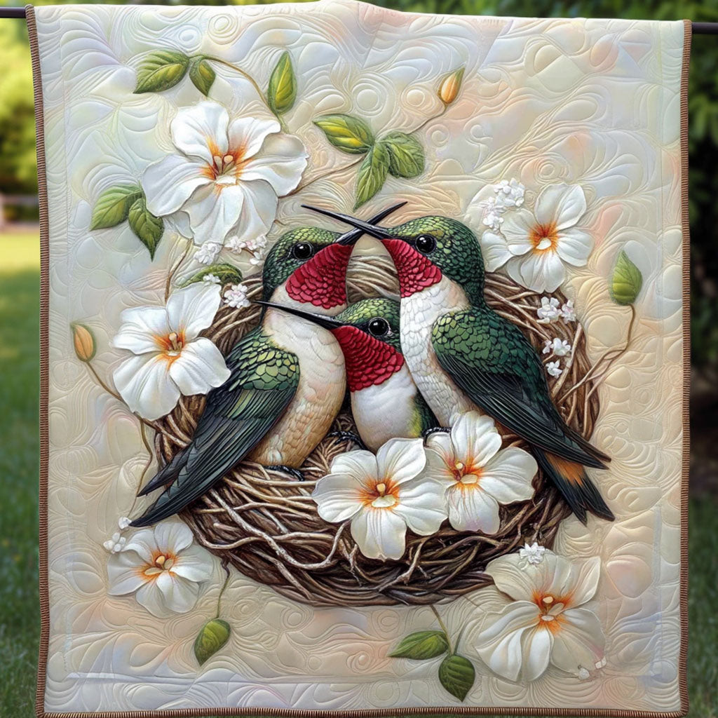 Blossoming Melody Quilted Blanket NCU0NT5424