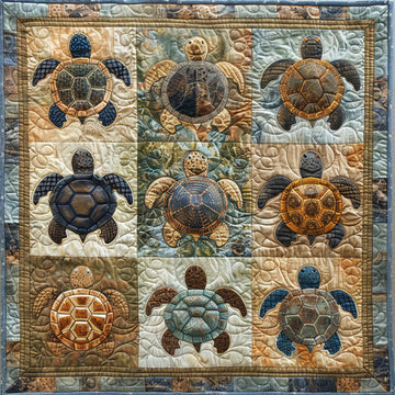 Retriever Autumn Vibes Quilted Blanket NCU0PT359