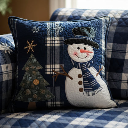 Blue Festive Nights Quilted Pillow Case NCU0PT10338