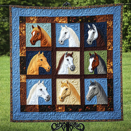 Blue Harmony Quilted Blanket NCU0NT3468