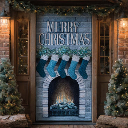 Blue Lantern Hearth Quilted Door Cover NCU0XD2011