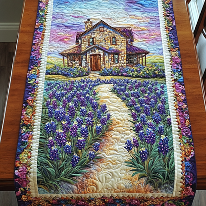 Blue Oasis Quilted Table Runner NCU0DK7210
