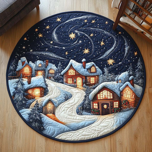 Blue Ridge Moonlight Quilted Round Mat NCU0XD188