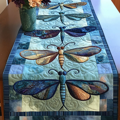 Blue Serenity Quilted Table Runner NCU0NT4995