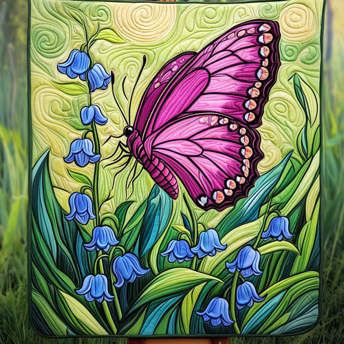 Bluebell Beauty Quilted Blanket NCU0NT6360