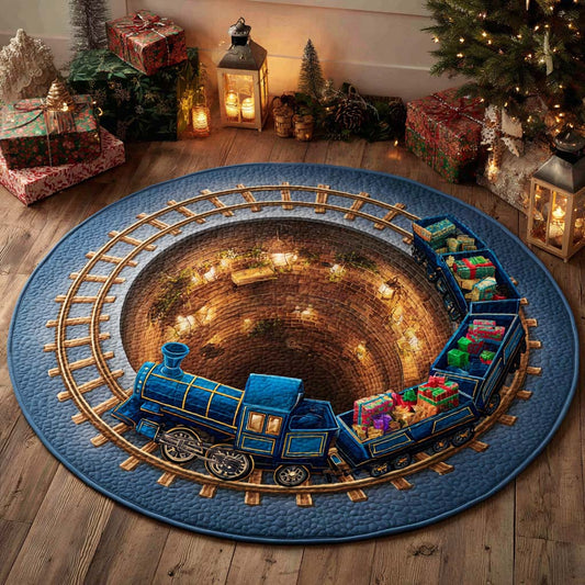 Bluebell Gift Railway Quilted Round Mat NCU0XD1203