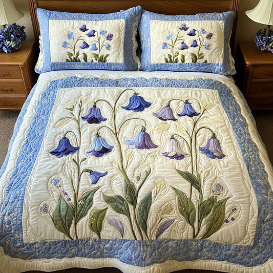 Bluebell Horizon 3-Piece Quilted Bedding Set NCU0PT6435