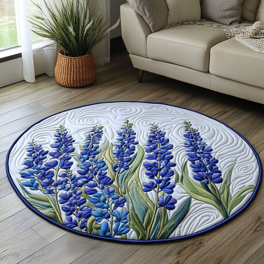 Bluebonnet Bliss Quilted Round Mat NCU0NT5616