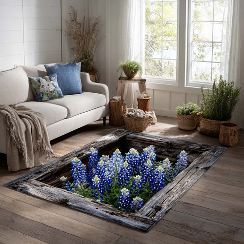Bluebonnet Field Area Rug NCU0XD994