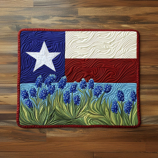 Bluebonnet Fields Quilted Placemat NCU0NT5789