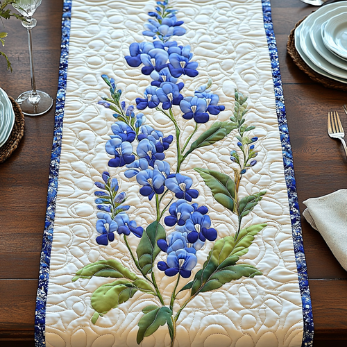 Bluebonnet Glory Quilted Table Runner NCU0DV4731