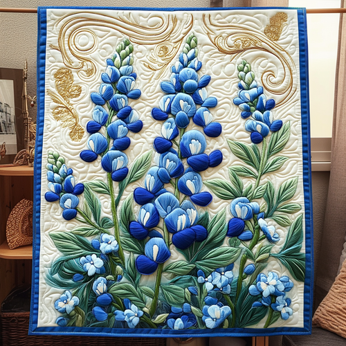 Bluebonnet Serenade Quilted Blanket NCU0DV4767