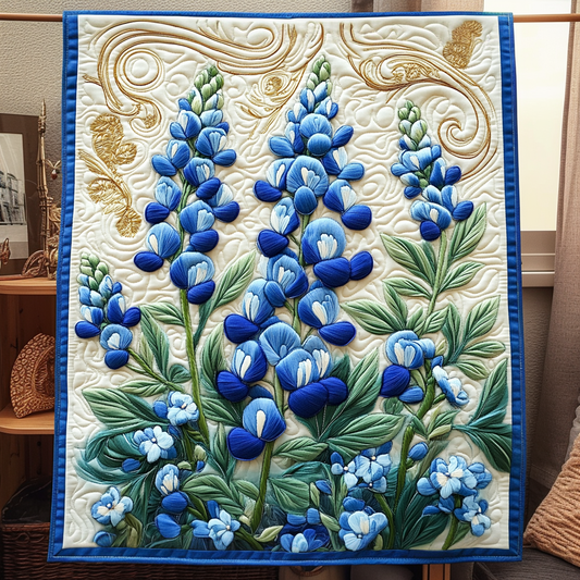 Bluebonnet Serenade Quilted Blanket NCU0DV4767