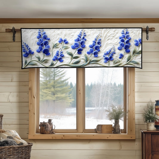 Bluebonnet Whisper Quilted Valance NCU0NT5944