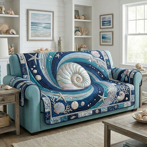 Bluewater Journey Quilted Sofa Cover NCU0PT11784