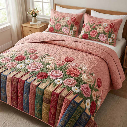 Blush Classics 3-Piece Quilted Bedding Set NCU0XD2615