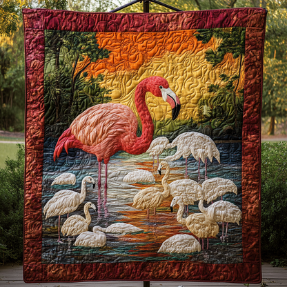 Blush Wings Quilted Blanket NCU0DK4498