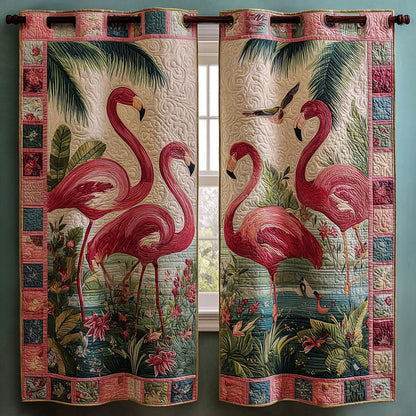 Blushed Stature Quilted Curtains NCU0PT10116