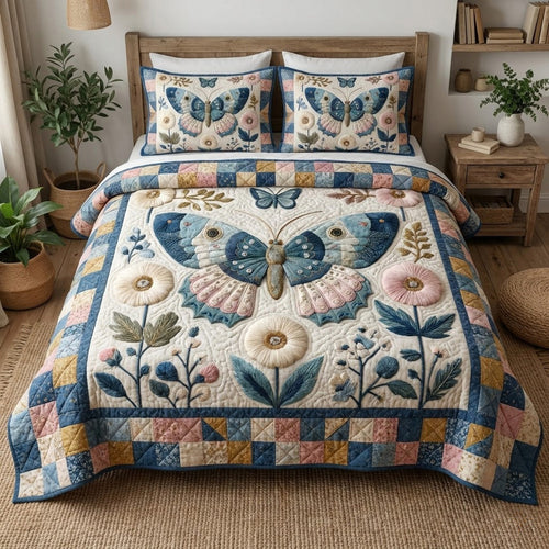 Blushwing 3-Piece Quilted Bedding Set NCU0VL3322