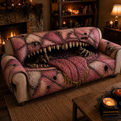 Bog Monster Quilted Sofa Cover NCU0DV9871
