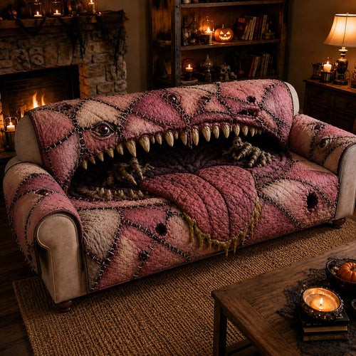 Bog Monster Quilted Sofa Cover NCU0DV9871