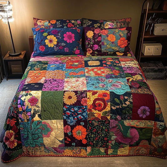 Bohemian Spirit 3-Piece Quilted Bedding Set NCU0PT7024