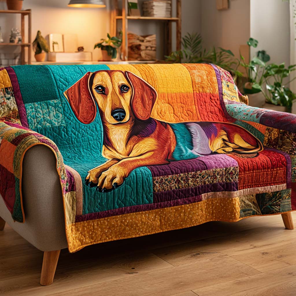 Boho Buddy Quilted Sofa Cover NCU0XD1290