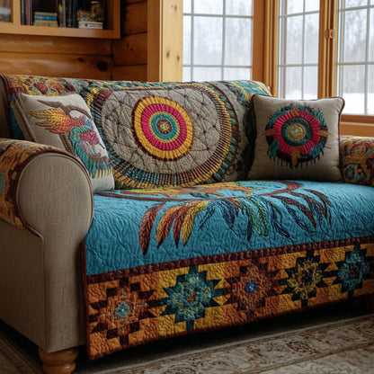 Boho Canyon Song Quilted Sofa Cover NCU0PT11191