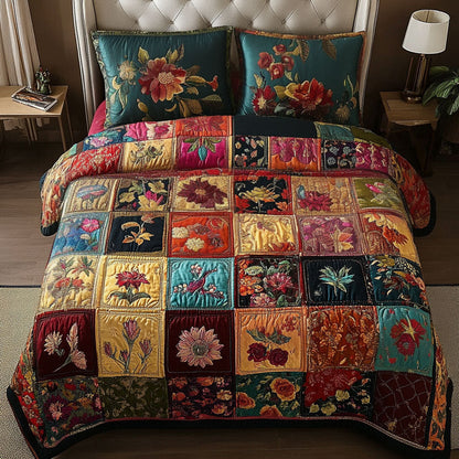 Boho Dream 3-Piece Quilted Bedding Set NCU0PT7026