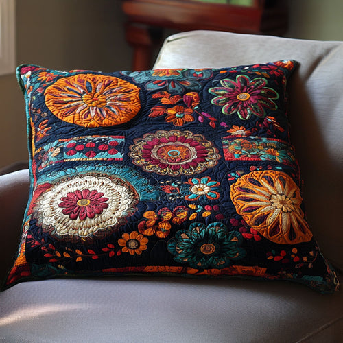 Boho Garden Quilted Bedding Pillow Case NCU0PT7481