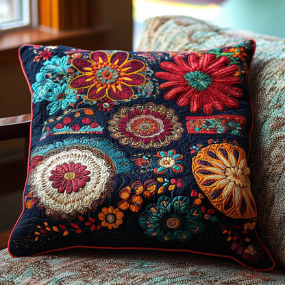 Boho Garden Quilted Pillow Case NCU0PT7485