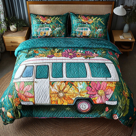 Boho Journey 3-Piece Quilted Bedding Set NCU0NT5674