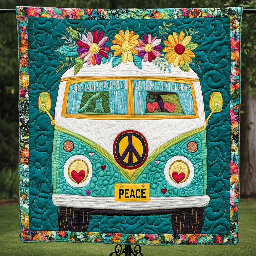 Boho Roadtrip Quilted Blanket NCU0NT3912