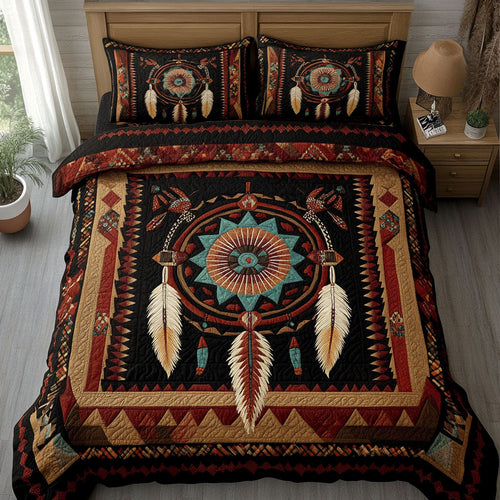 Boho Spirit 3-Piece Quilted Bedding Set NCU0DK11908