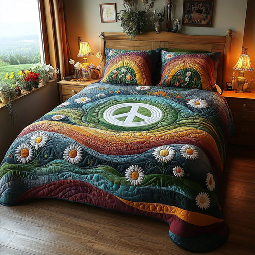 Boho Spirit 3-Piece Quilted Bedding Set NCU0DV7513