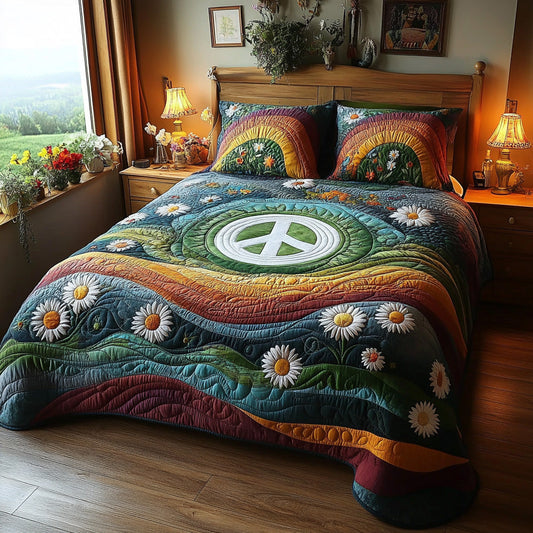 Boho Spirit 3-Piece Quilted Bedding Set NCU0DV7513
