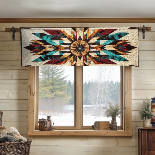 Boho Sunflare Quilted Valance NCU0VH2944