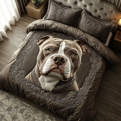 Bold Bite 3-Piece Quilted Bedding Set NCU0DV7440