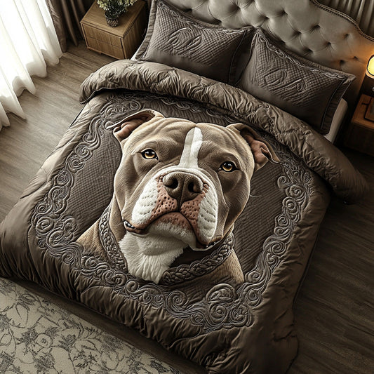 Bold Bite 3-Piece Quilted Bedding Set NCU0DV7440
