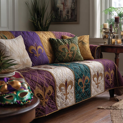 Bold Celebration Quilted Sofa Cover NCU0DV9168