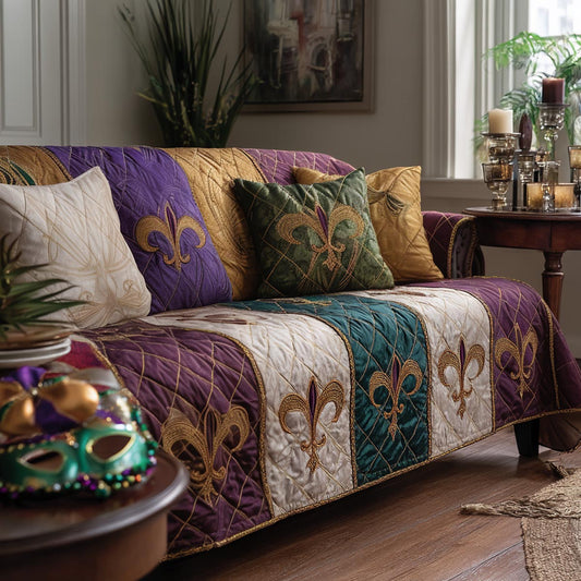 Bold Celebration Quilted Sofa Cover NCU0DV9168