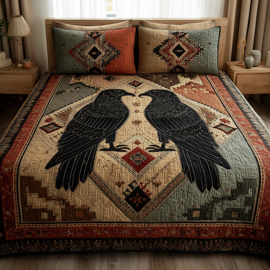 Bold Harmony 3-Piece Quilted Bedding Set NCU0DK8969