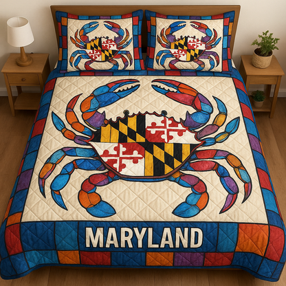 Bold Heritage 3-Piece Quilted Bedding Set NCU0DV5062