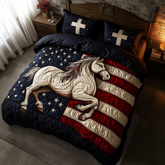 Bold Honor 3-Piece Quilted Bedding Set NCU0DK8108
