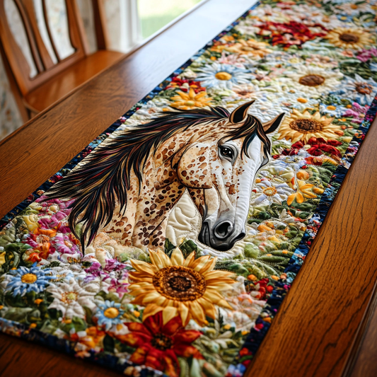 Bold Hooves Quilted Table Runner NCU0DK6600