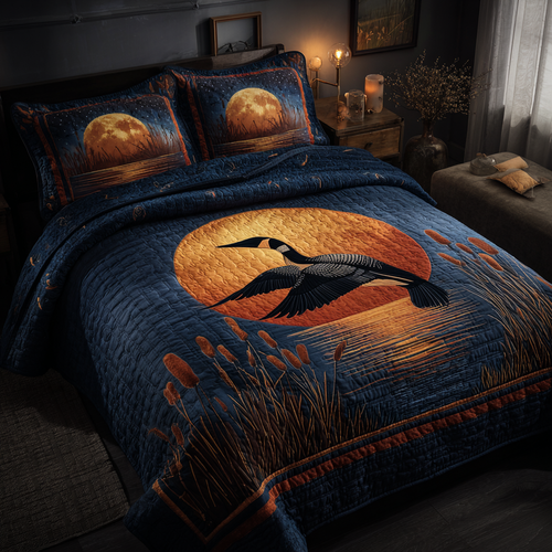 Bold Loon 3-Piece Quilted Bedding Set NCU0DK8422