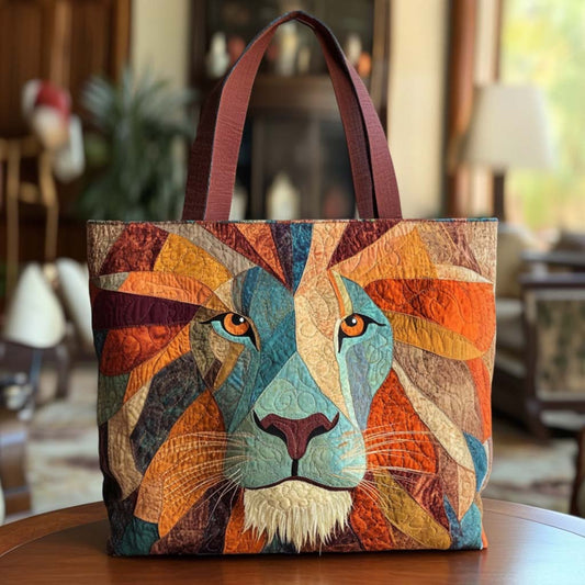 Bold Mane Quilted Tote Bag NCU0NT9627